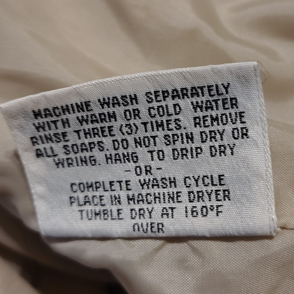London Fog Vintage Men's Harrington Lightweight Beige Jacket Size 44 Reg - Picture 10 of 10